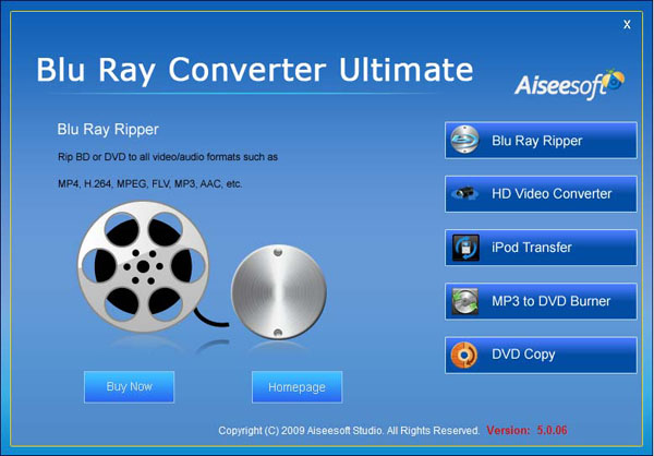 Blu-ray Converter Ultimate screen
